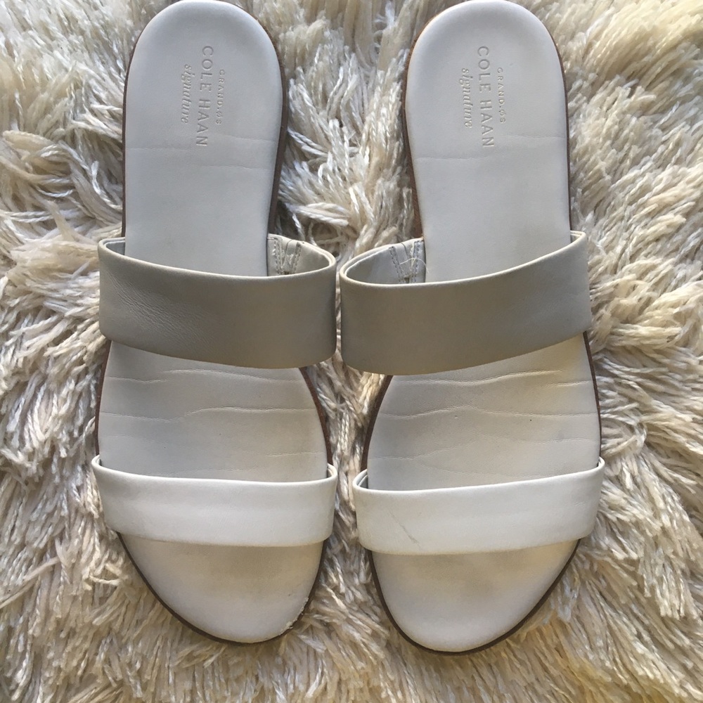 Size 10 Cole Haan slides